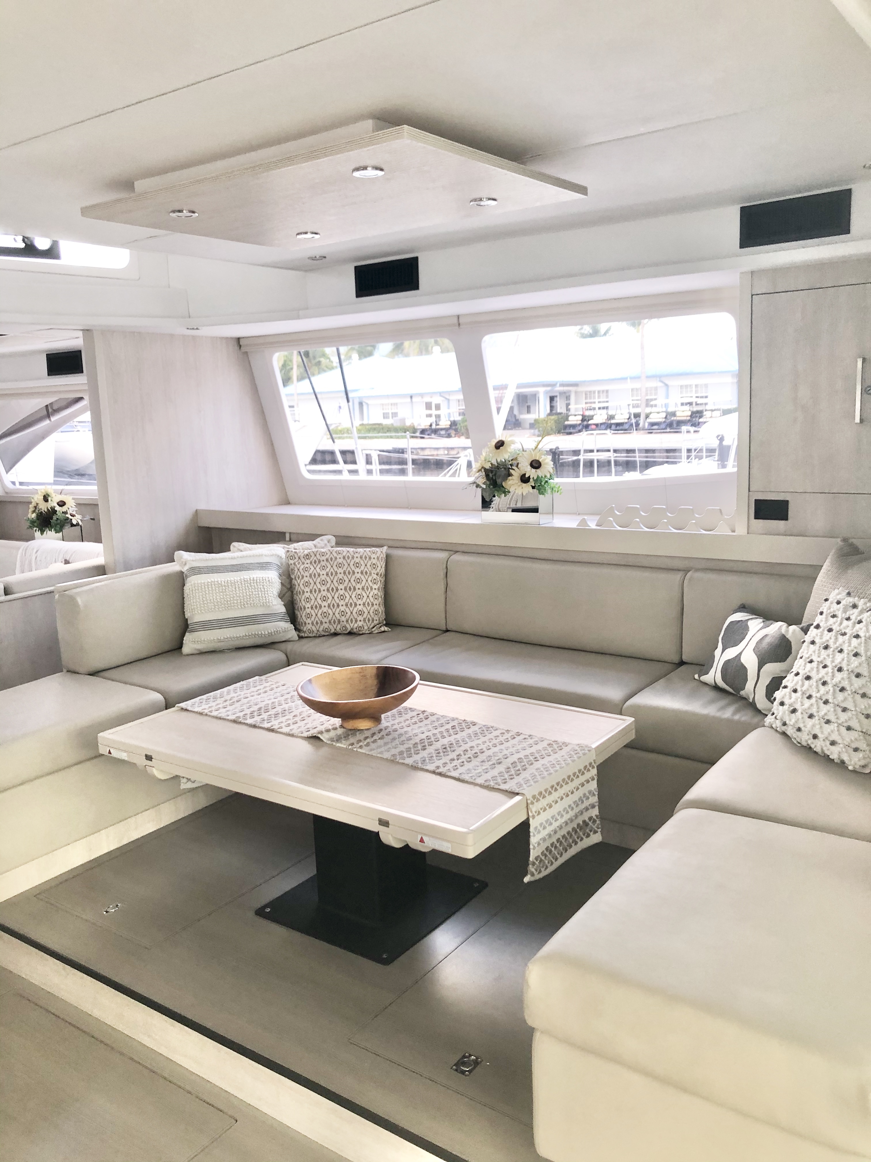 Used Sail Catamaran for Sale 2018 Leopard 58 Layout & Accommodations